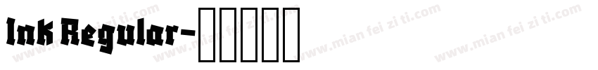 Ink Regular字体转换